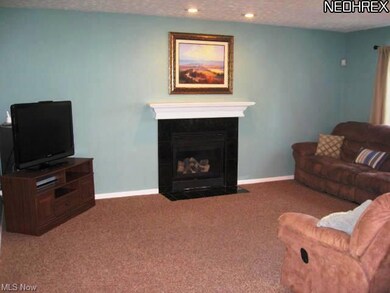 Gas fireplace for cozy feel while relaxing at home