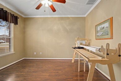 Study at front of home with lots of natural light