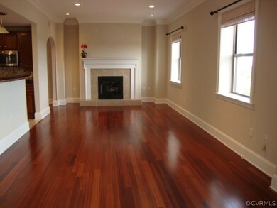 Open Great Room with 9' ceilings & gas fireplace