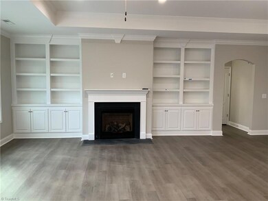 Great Room with opt. built-in cabinets