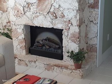 faux fireplace