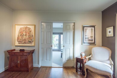 Pocket doors to den