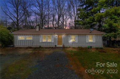 House with vegetation cut back