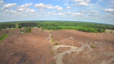 Aerial view of property and surrounding area with a forest
