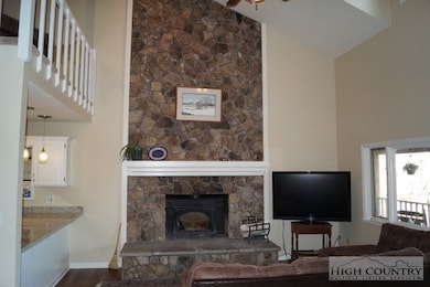 Fireplace: Floor-to-ceiling wood burning fireplace