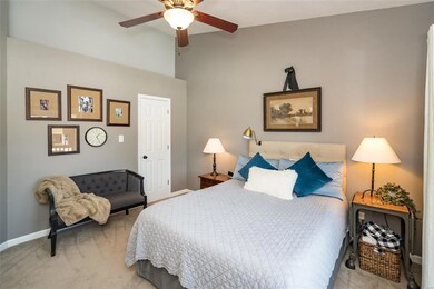 Master Bedroom With Walk In Closet And Private Bal