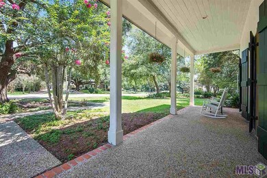 View of the lake from the front porch