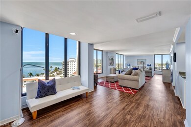 Living room over looking the Gulf