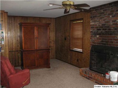 Family room with fireplace