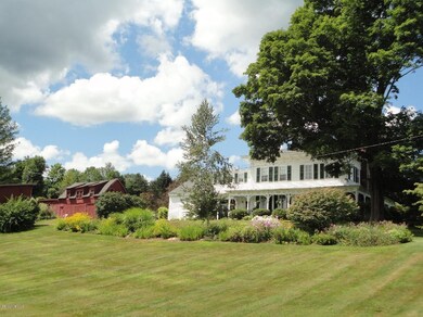 the main house and carriage barn