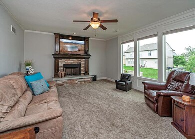 Open concept of kitchen to great room make it easy