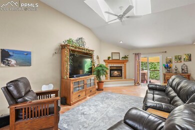 Cozy gas fire place and vaulted ceilings.