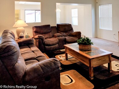 Family room from hall
