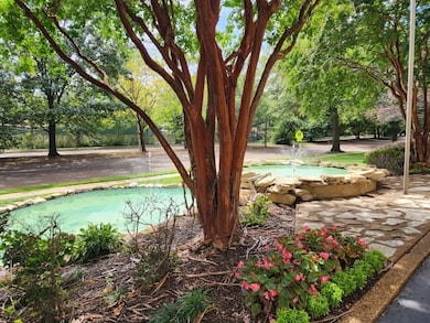 The fountain at the main entrance -