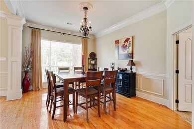 Large Formal dining room is to the left of entranc