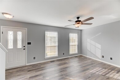 Living Room boasts Luxury Vinyl Plank Flooring