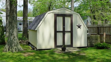 Well Kept Shed for your mower and lawn care items!