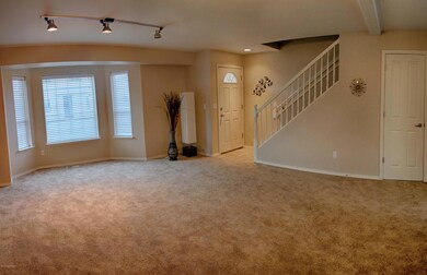 Living room bay window