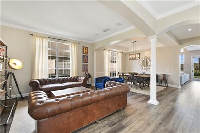 Alternate view of formal living room and dining ro