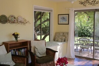 Sunny sitting room, added with permits