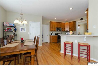 Main level features an open floor plan.