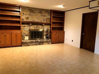 Man cave...the perfect place for the big screen above the fireplace.