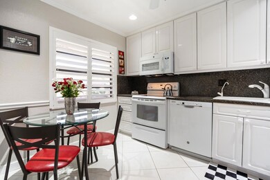 Light and bright kitchen.