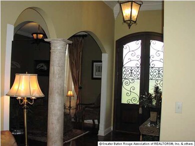 View of dining room in proximity to front entrance