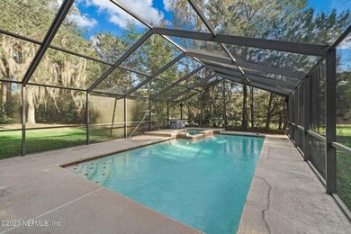 In-ground, screened pool