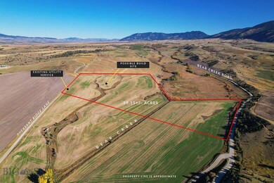 Looking North. Lot lines are approximate.