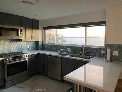 Catalina Island view from the Kitchen