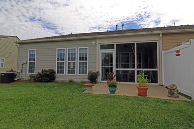 12 x 8 Screened-in back porch with large open patio