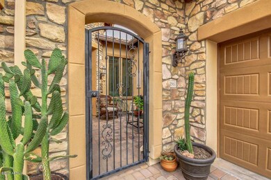 Gated courtyard