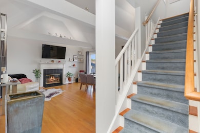A peek into the living room from the foyer.