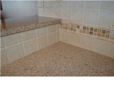 Granite and tile in the kitchen!