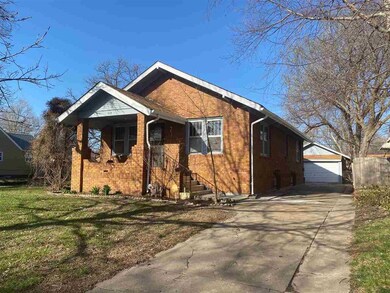 Solidly built brick home.