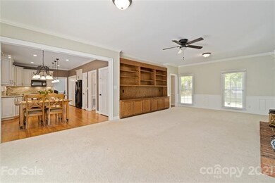 Huge Den off of kitchen for gathering.