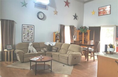 Open concept living/dining
