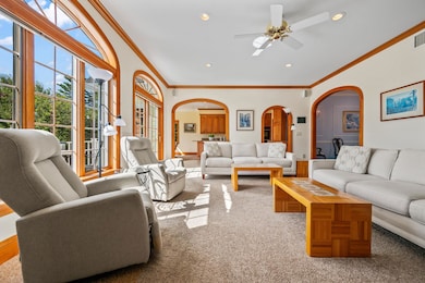 Living Room With Gas Fireplace