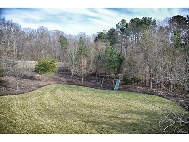 Beautiful view of rear yard, lot extends beyond th