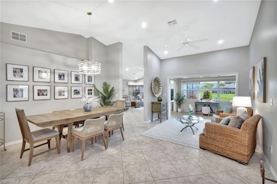 front living room / dining room