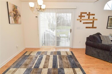 Too cool to go outside on the patio?  Relax in the dining room with the beautiful view of the pond!