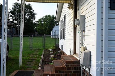 Covered Side Entrance of Home