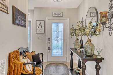 Inside view of front door