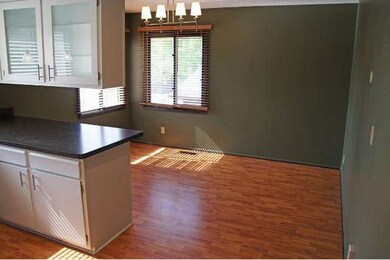 View into the kitchen/dining room.