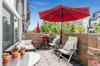 Patio off living room