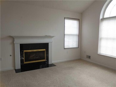 Living Room. gas fireplace