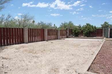Backyard with Storage Shed