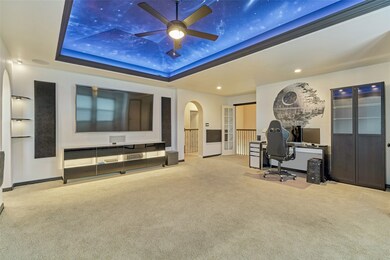 The media room is AMAZING!