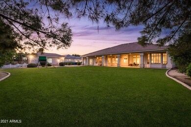 Huge lawn